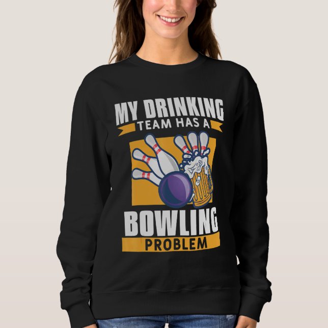 Min dricksgrupp har ett problem med öl t shirt (Framsida)