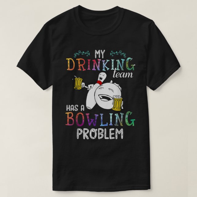 Min dricksgrupp har ett störningsproblem 535 t shirt (Design framsida)