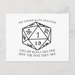 Min Dungeon Master Vykort