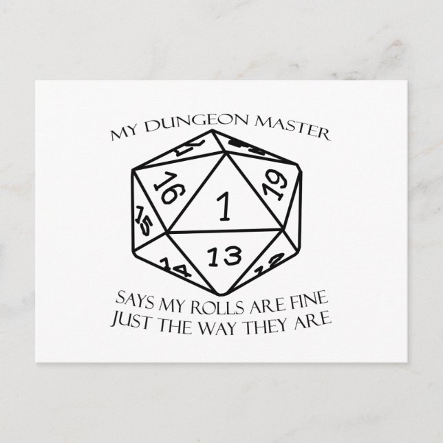 Min Dungeon Master Vykort (Framsida)