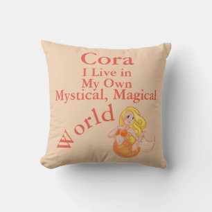 Min egen Sjöjungfru för Mystical Magic World Pillo Kudde