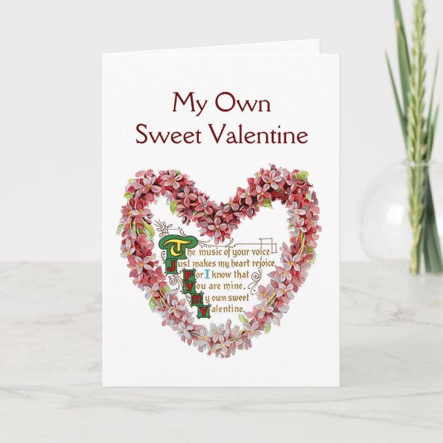 Min egen Sweet Valentine Helgkort (Framsida)