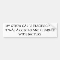 Min elbil arresterades laddade med batteriet