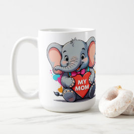 min elefant mamma-mors dag kaffemugg