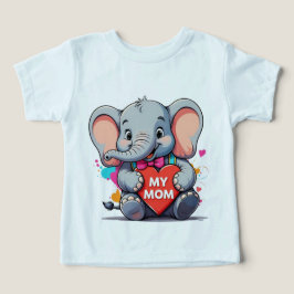 min elefant mamma-mors dag t shirt