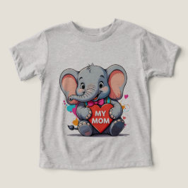 min elefant mamma-mors dag t shirt