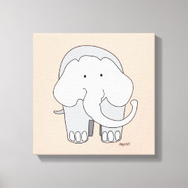 Min Elephant Anpassningsbar 12x12 Canvas Art