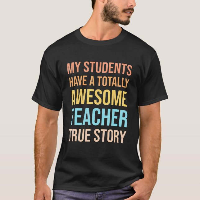 Min elev har en helt fantastisk lärare t shirt (Framsida)