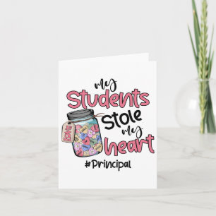 Min elev stal mitt hjärta rektor valentine day kort