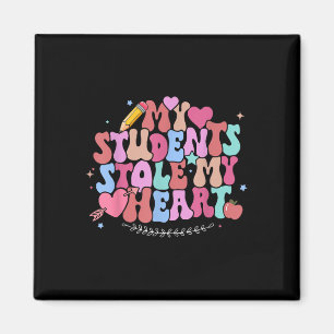 Min elev stal mitt hjärta valentine day skjorta magnet
