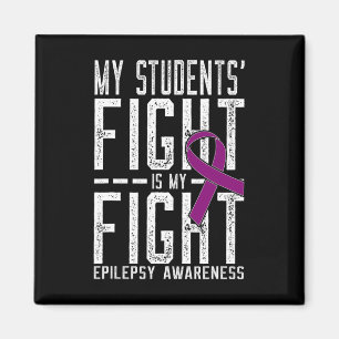 Min elevs kamp är min kamp Epilepsimedvetenhet Magnet