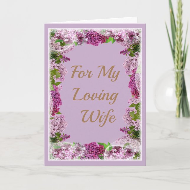 "Min enda en" per kärlek dikt till frun Kort (Framsida)