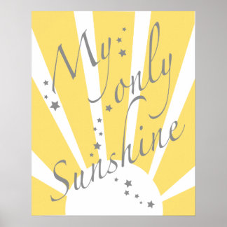 Min enda solljus poster