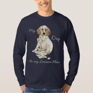 Min engelska setter Ate My Lesson Plan Tee