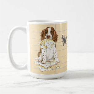 Min engelska Springer Ate Min hemläxa Kaffemugg