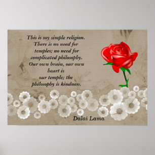 Min enkla religion poster