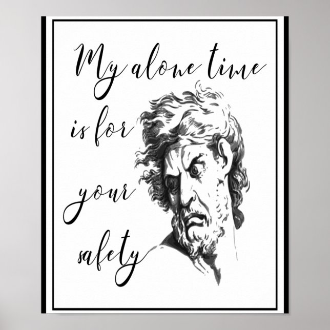 Min Ensam är för din säkerhet Poster (Framsidan)