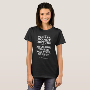 Min ensamma Time är för din säkerhet T-shirt