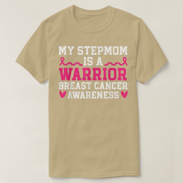 Min epmamma är en Medveten för bröstcancercancer T Shirt (Design framsida)