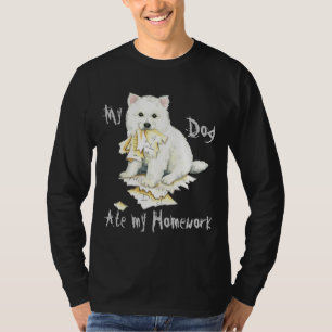 Min Eskie Ate Min hemläxa Tee Shirt