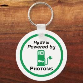 Min EV-enhet drivs av Photons Keychain Nyckelring