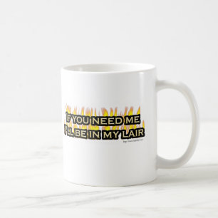 Min Evil Lair Funny Villain Motto Lifestyle Kaffemugg