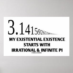 Min existentiella existensstarter med irrationell poster