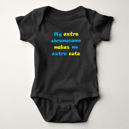 Min extra kromosom gör mig extra gullig t-shirt
