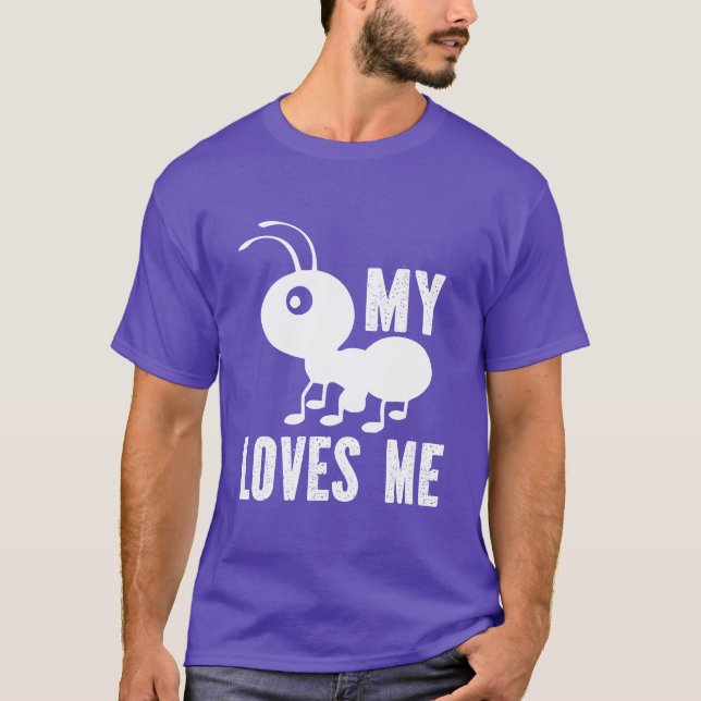 min Familj älskar mig T Shirt (Framsida)