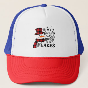 Min familj är en bunch av Flakes Snowflake Keps