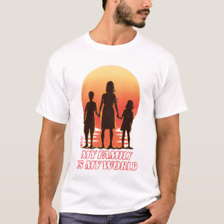 Min familj är min Manar White T Shirt