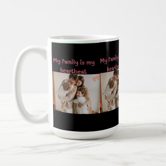 Min familj kaffemugg (Vänster)