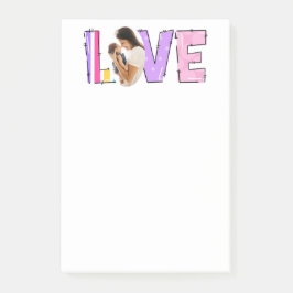 Min familj Kärlek | Skapa eget foto Post-it Block