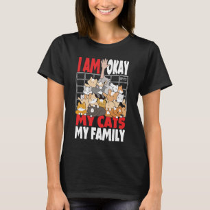 Min familj kvinnor svart t shirt