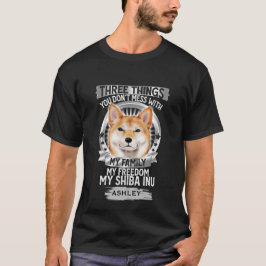 Min familj Min Shiba Inu Kärlek Hund T Shirt