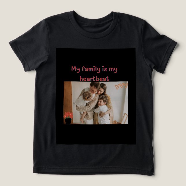 Min familj t shirt (Design Framsida)
