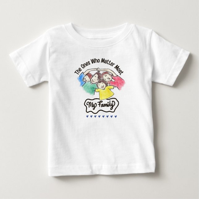 Min familj  t shirt (Framsida)