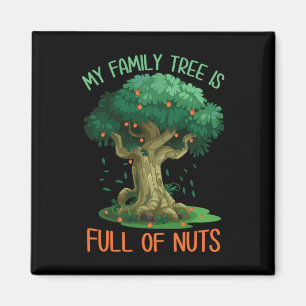 Min familj Träd är Fullt av den Nöt familjen Reuni Magnet