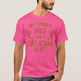 Min familj Träd har en Hjort i jakten T Shirt