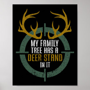 Min familj Träd har en Hjort i sig. Poster