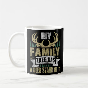 Min familj Träd har en Hjort i sin jaktande Tank Kaffemugg