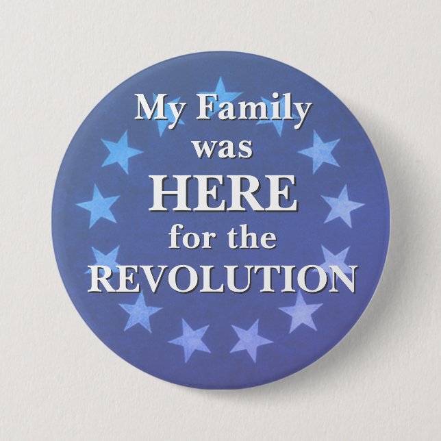 Min familj var HÄR för REVOLUTIONEN 3 i knapp (Framsida)