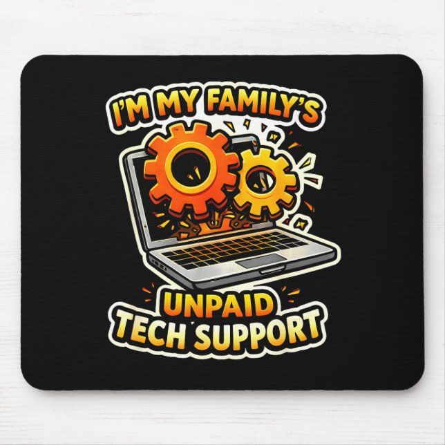 Min familjs obetalda tekniska support Rolig Tech N Musmatta (Framsidan)