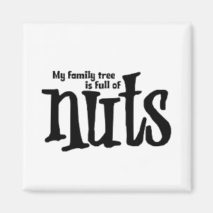min familjträd-fullt av nöt magnet