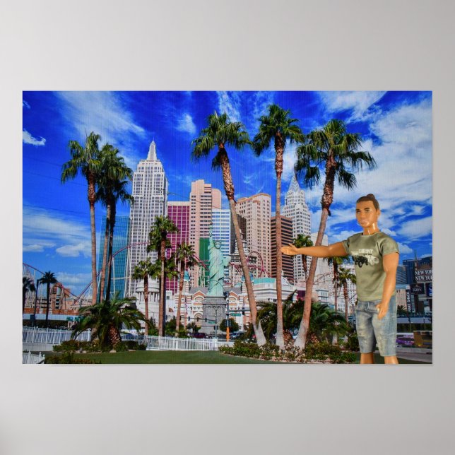 Min Fantastisk Hotel i Vegas. Poster (Framsidan)