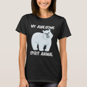 Min Fantastisk Spirit Animal är en Polar Bear Arkt T Shirt