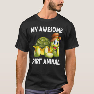 Min Fantastisk-Spirit Animal Turtle Cute Vatten Tu T Shirt