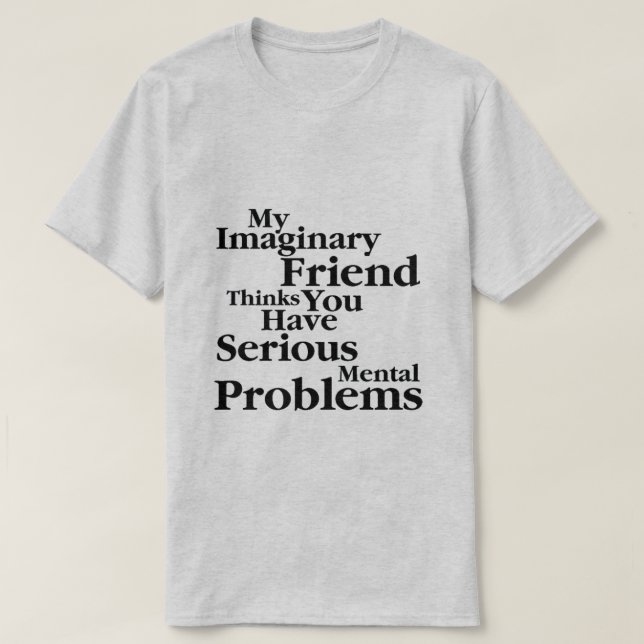 min fantastiska vän t shirt (Design framsida)