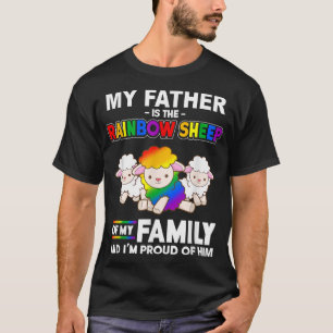 Min Far är regnbågsfår av min familj HBT D T Shirt