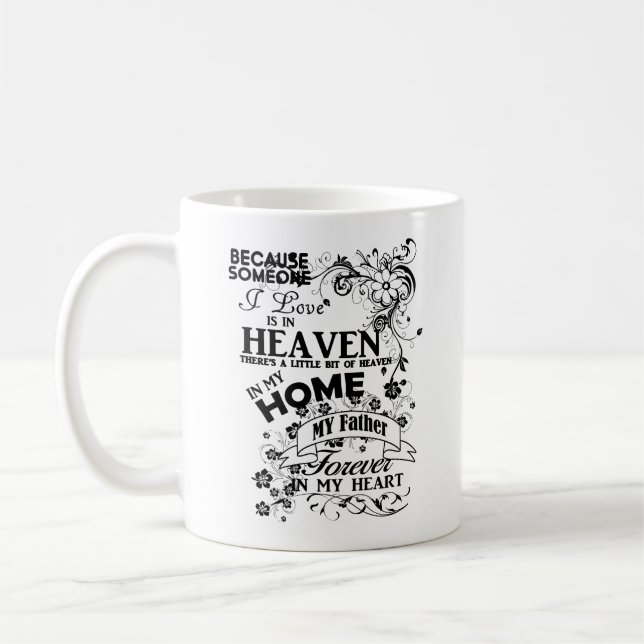 Min Far, i ett lysande minne, minne Kaffemugg (Vänster)